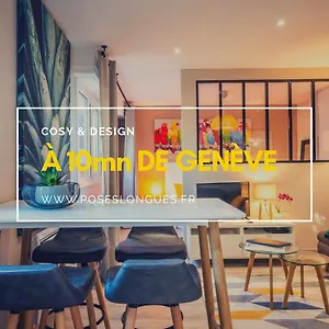 Apartment Le Chatelet- Parking Gratuit - Cosy Et Design - A 10 Mn De Geneve, Annemasse